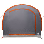 vidaXL Zelt mit Dach Grau und Orange 268 x 240 x 191 cm Polyester