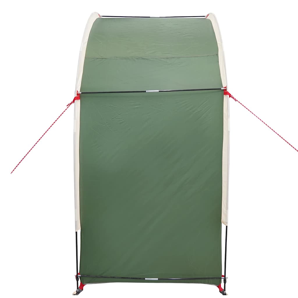 vidaXL Fahrradgarage mit Dach mit Speicher Grün 210 x 90 x 174 cm