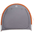 vidaXL Fahrradgarage mit Dach Grau und Orange 210 x 90 x 174 cm
