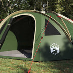 vidaXL Campingzelt mit Dach Grün 308 x 268 x 130 cm Polyester