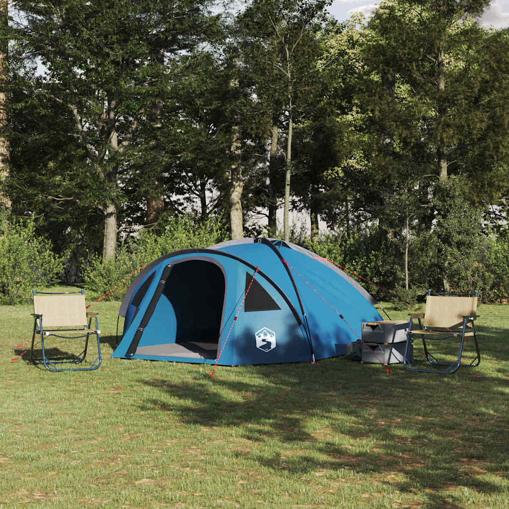 vidaXL Campingzelt mit Dach Grün 308 x 268 x 130 cm Polyester