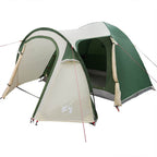 vidaXL Kuppelzelt Kuppel mit Dach mit Speicher Grün 384 x 254 x 170 cm