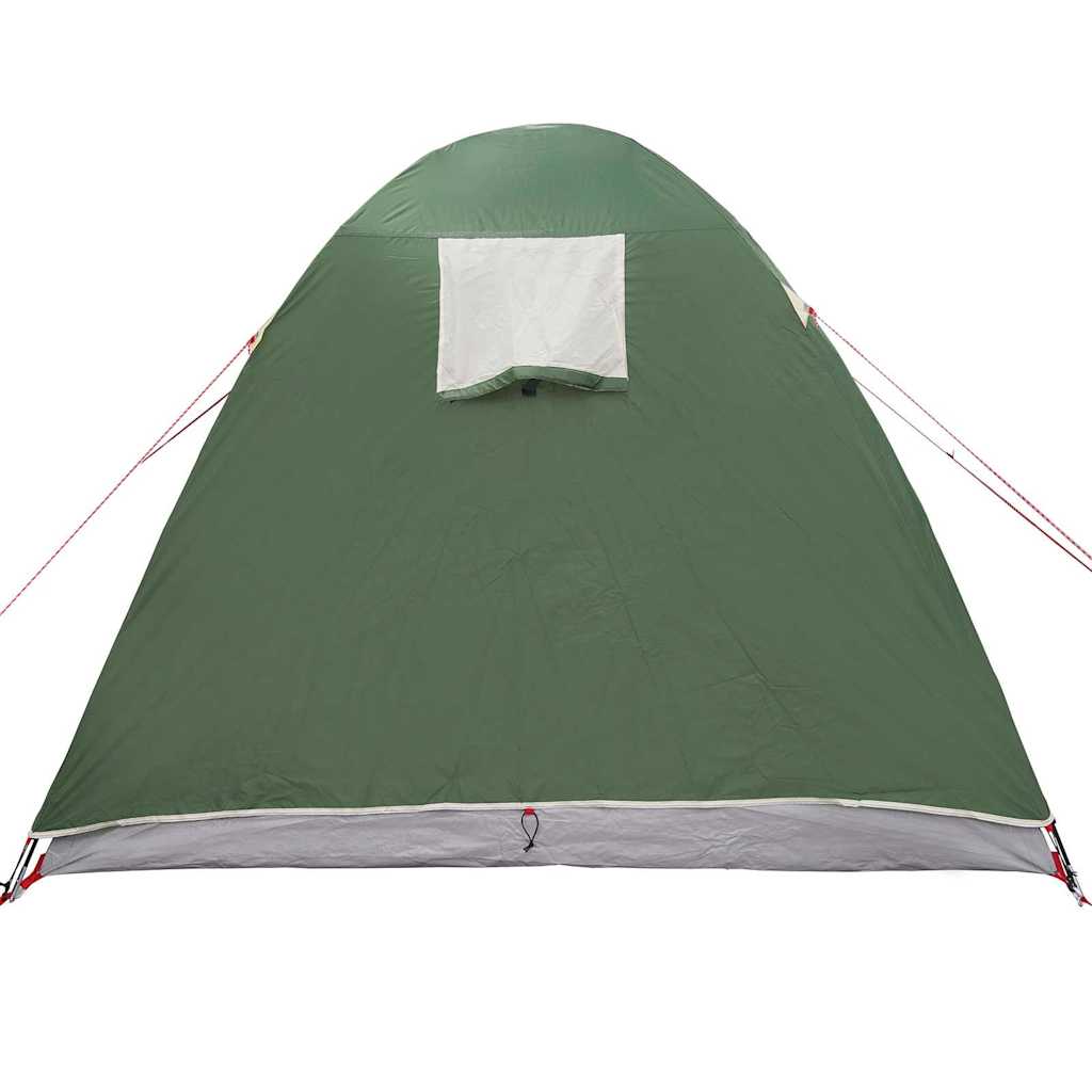 vidaXL Kuppelzelt Kuppel mit Dach mit Speicher Grün 384 x 254 x 170 cm