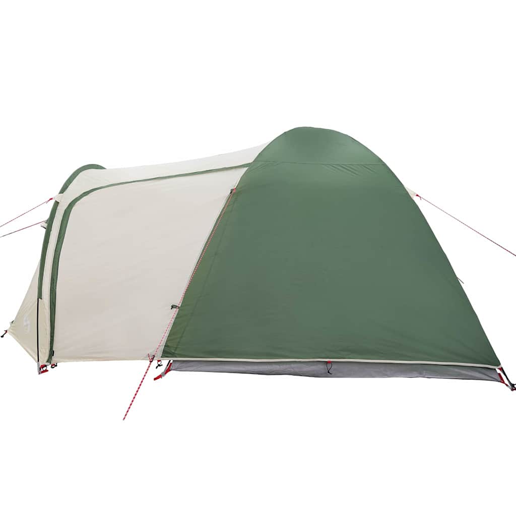 vidaXL Kuppelzelt Kuppel mit Dach mit Speicher Grün 384 x 254 x 170 cm