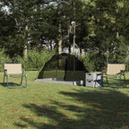 vidaXL Zelt mit Dach mit Speicher Grau und Schwarz 236 x 108 x 120 cm