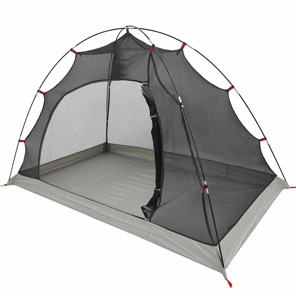 vidaXL Zelt mit Dach mit Speicher Grau und Schwarz 236 x 108 x 120 cm