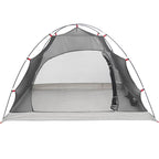 vidaXL Zelt mit Dach mit Speicher Grau und Schwarz 236 x 108 x 120 cm