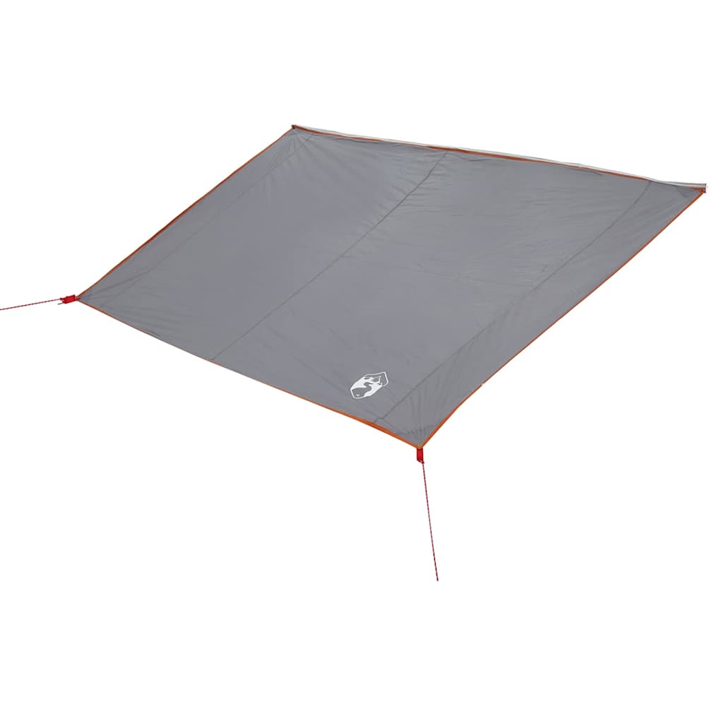vidaXL Wasserfeste Plane mit Dach Grau und Orange 240 x 300 cm