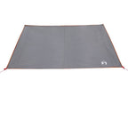 vidaXL Wasserfeste Plane mit Dach Grau und Orange 240 x 300 cm