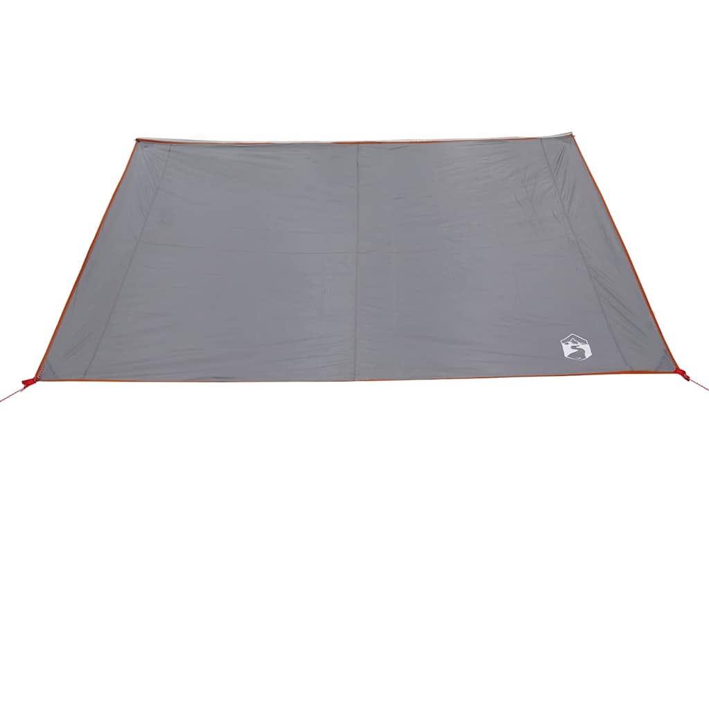 vidaXL Wasserfeste Plane mit Dach Grau und Orange 240 x 300 cm