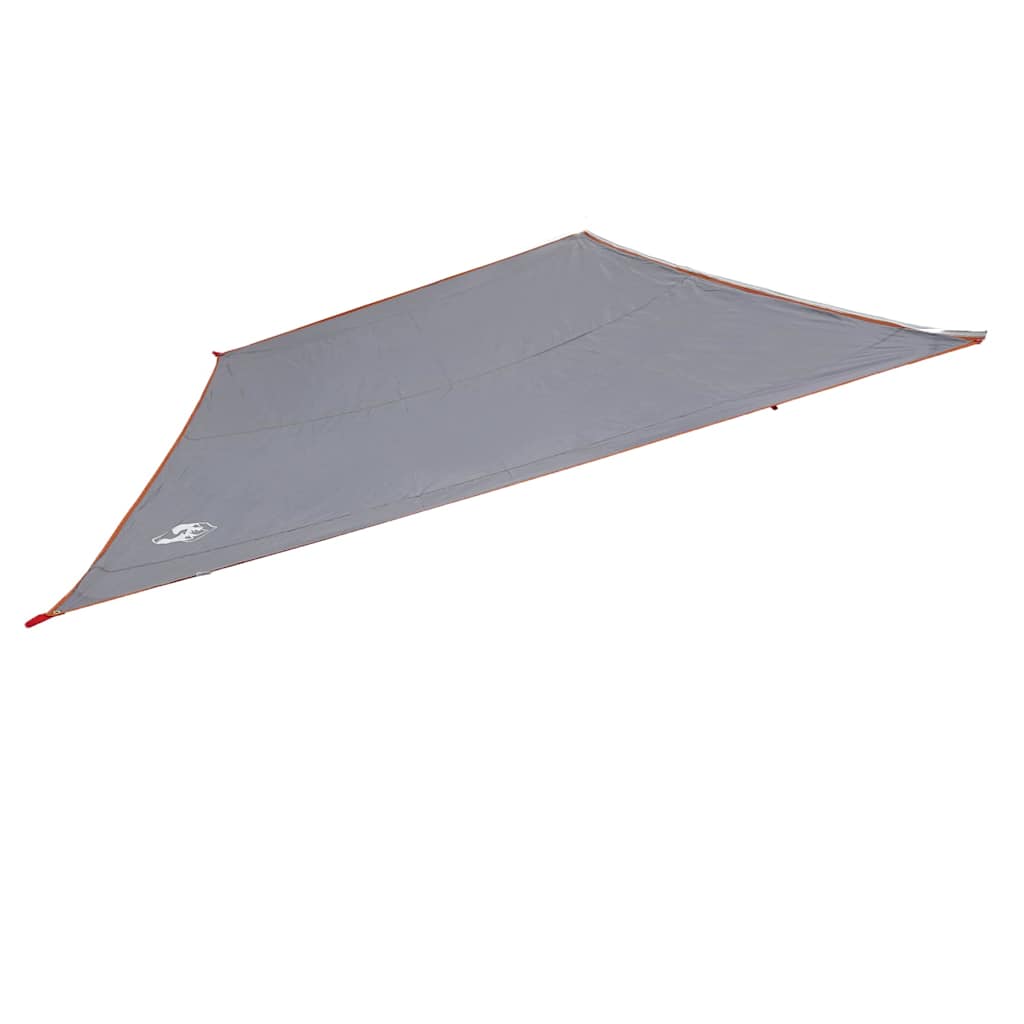 vidaXL Wasserfeste Plane mit Dach Grau und Orange 240 x 300 cm