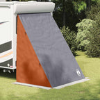 vidaXL Heckklappenzelt Grau und Orange 190 x 150 x 185 cm Taft