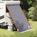 vidaXL Heckklappenzelt Grau und Orange 190 x 150 x 185 cm Taft