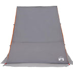 vidaXL Heckklappenzelt Grau und Orange 190 x 150 x 185 cm Taft