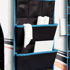 vidaXL Aufbewahrungstasche Schwarz und Blau 91 x 47,5 cm Oxford