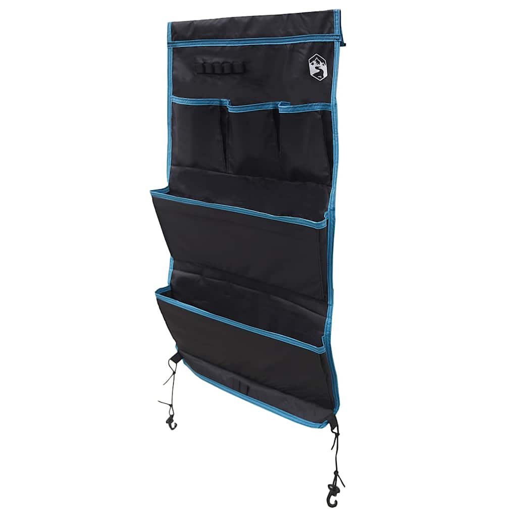 vidaXL Aufbewahrungstasche Schwarz und Blau 91 x 47,5 cm Oxford