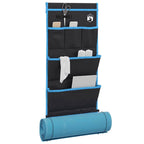 vidaXL Aufbewahrungstasche Schwarz und Blau 91 x 47,5 cm Oxford