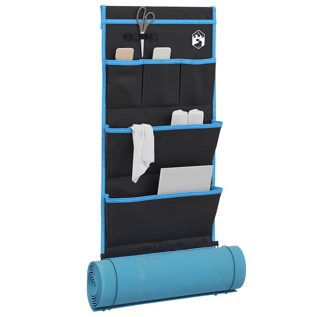 vidaXL Aufbewahrungstasche Schwarz und Blau 91 x 47,5 cm Oxford