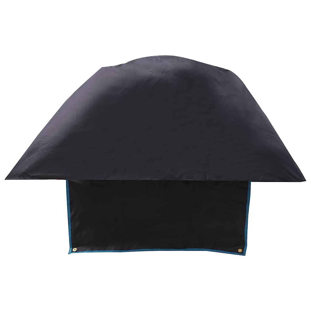 vidaXL Radkappe Schwarz und Blau 108 x 76 cm Oxford