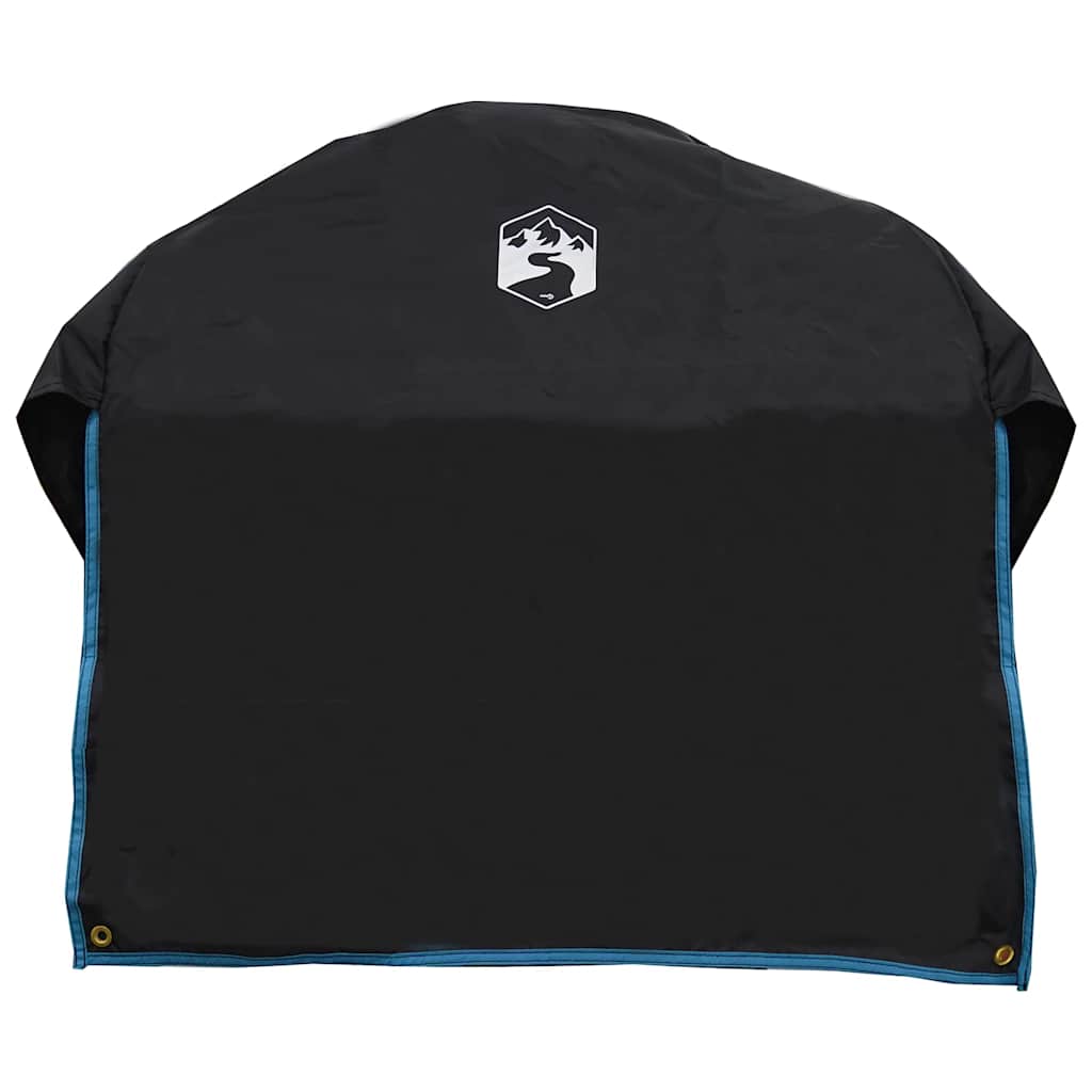 vidaXL Radkappe Schwarz und Blau 108 x 76 cm Oxford