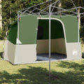 vidaXL Innenzelt mit Dach mit Speicher Grün 280 x 220 x 176 cm Taft