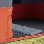 vidaXL Innenzelt mit Dach Grau und Orange 280 x 220 x 176 cm Taft