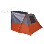 vidaXL Innenzelt mit Dach Grau und Orange 280 x 220 x 176 cm Taft