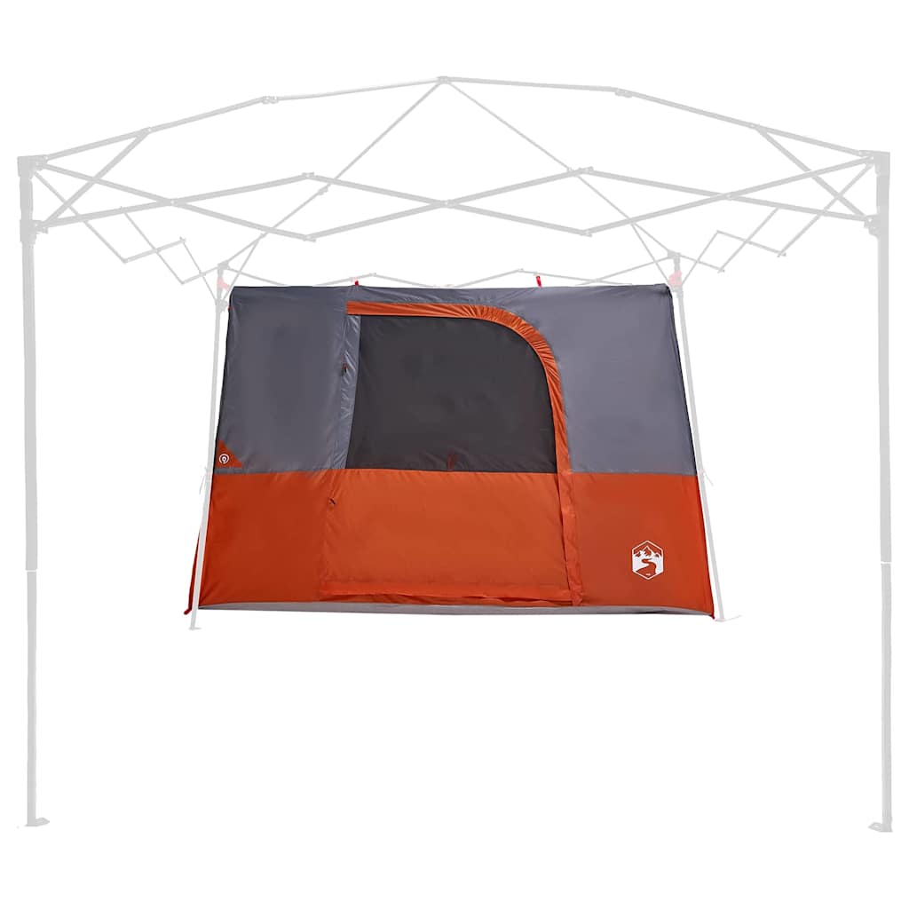 vidaXL Innenzelt mit Dach Grau und Orange 280 x 220 x 176 cm Taft