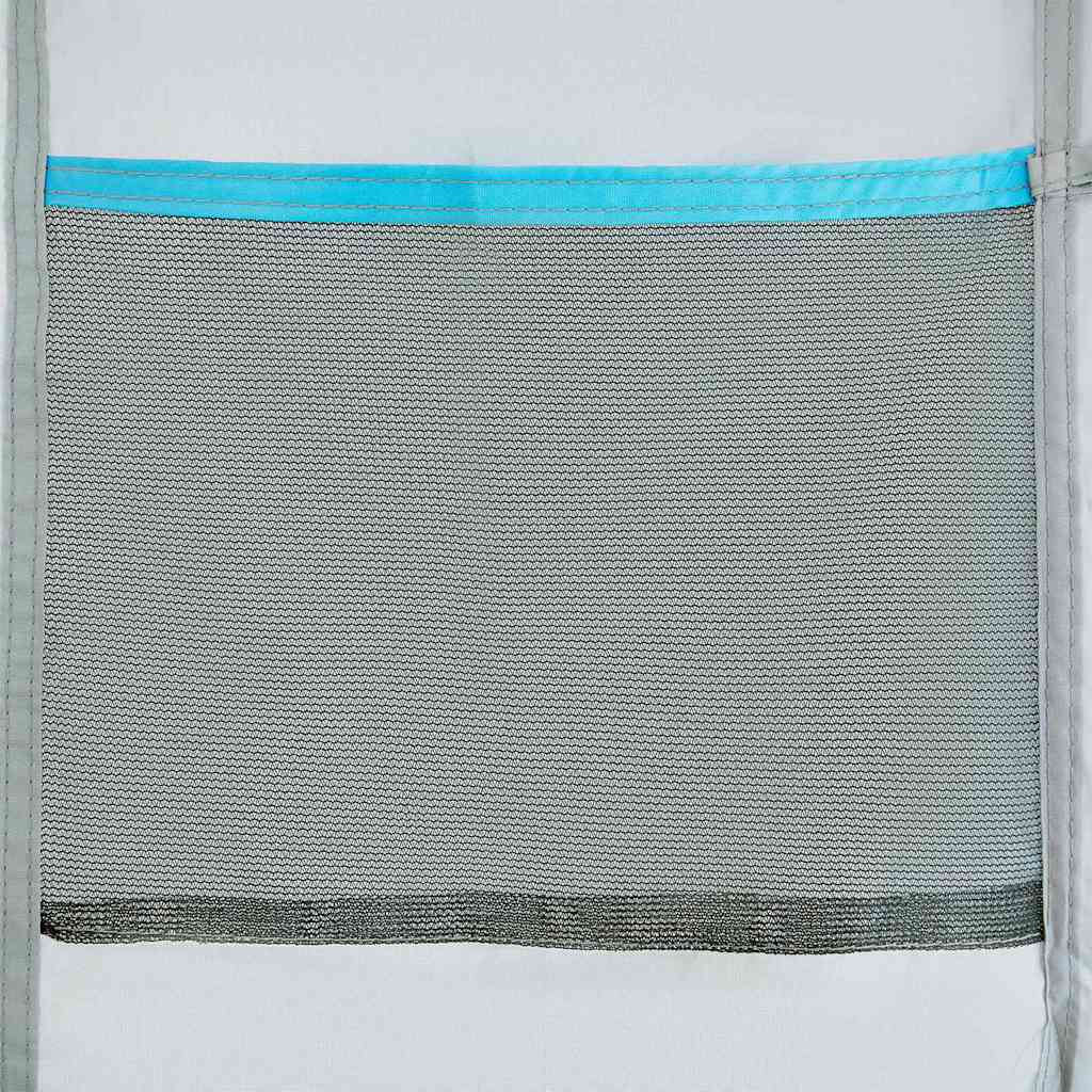 vidaXL Hängender Zeltorganiser Grau und Blau 320 x 182 cm Oxford