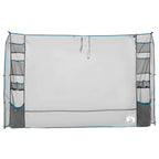 vidaXL Hängender Zeltorganiser Grau und Blau 320 x 182 cm Oxford