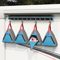 vidaXL Aufbewahrungstasche 4 pcs Grau und Blau 24 x 16 x 24 cm Oxford