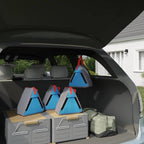 vidaXL Aufbewahrungstasche 4 pcs Grau und Blau 24 x 16 x 24 cm Oxford