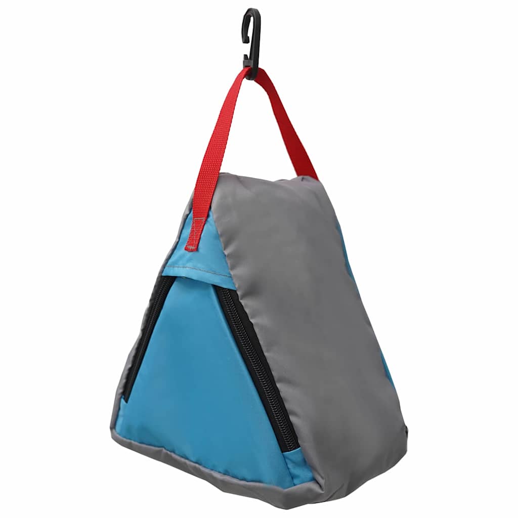 vidaXL Aufbewahrungstasche 4 pcs Grau und Blau 24 x 16 x 24 cm Oxford