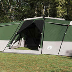 vidaXL Familienzelt mit Dach mit Speicher Grün 833 x 585 x 216 cm Taft