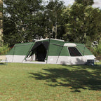 vidaXL Familienzelt mit Dach mit Speicher Grün 833 x 585 x 216 cm Taft