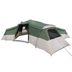vidaXL Familienzelt mit Dach mit Speicher Grün 833 x 585 x 216 cm Taft