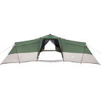 vidaXL Familienzelt mit Dach mit Speicher Grün 833 x 585 x 216 cm Taft