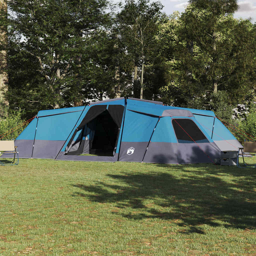 vidaXL Familienzelt mit Dach mit Speicher Grün 833 x 585 x 216 cm Taft