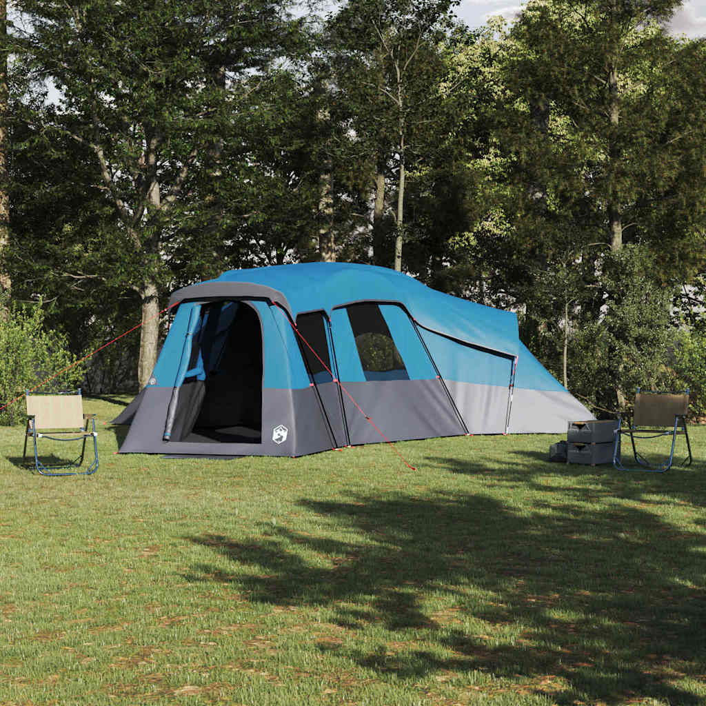 vidaXL Familienzelt mit Dach mit Speicher Grün 833 x 585 x 216 cm Taft