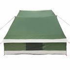 vidaXL Campingzelt mit Dach mit Speicher Grün 282 x 225 x 154 cm Taft