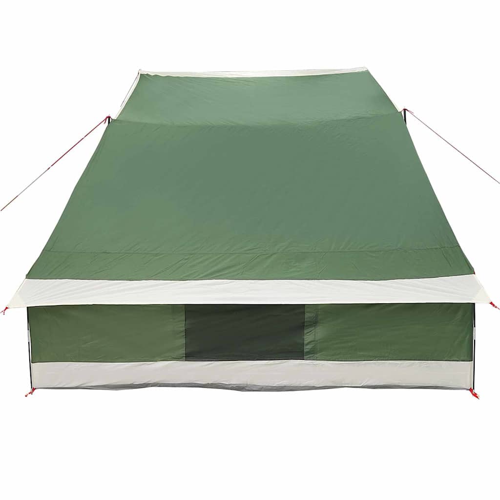 vidaXL Campingzelt mit Dach mit Speicher Grün 282 x 225 x 154 cm Taft