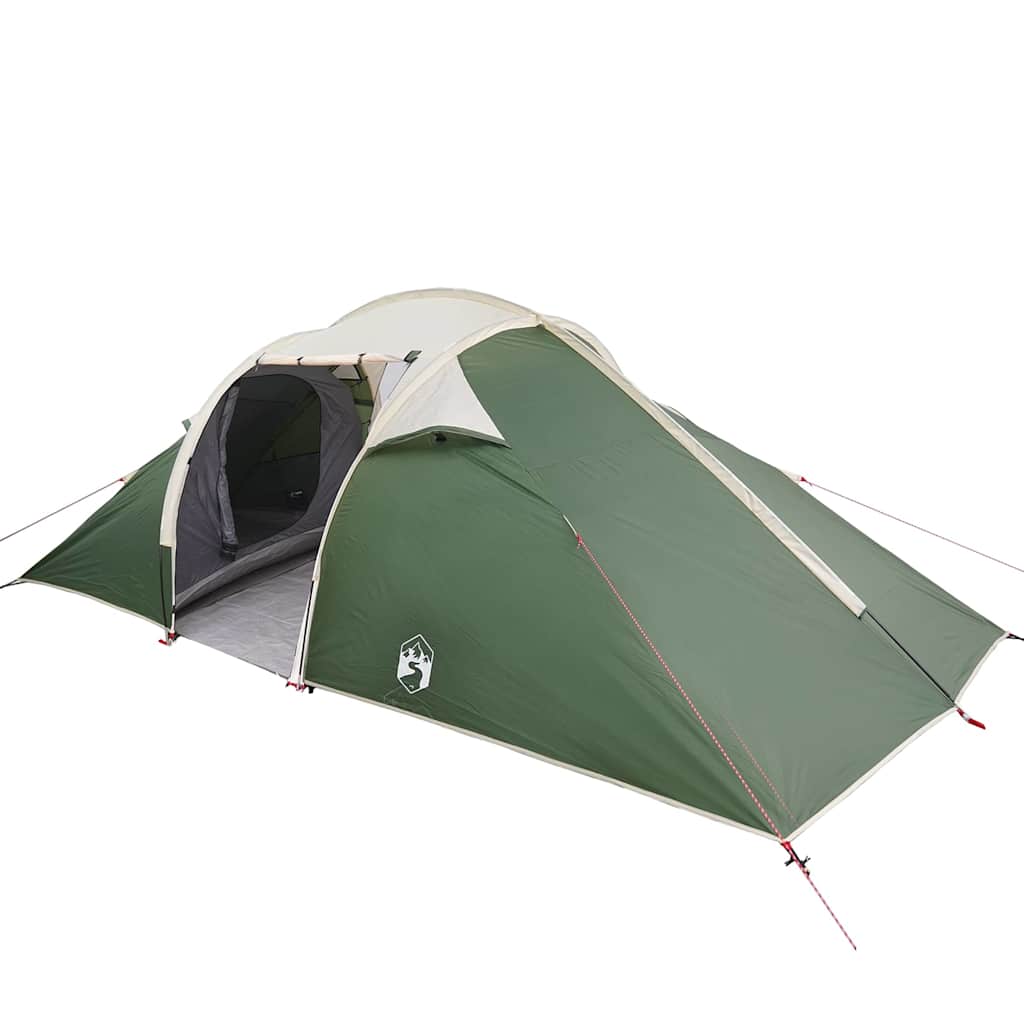 vidaXL Tunnelzelt mit Dach mit Speicher Grün 510 x 240 x 156 cm Taft