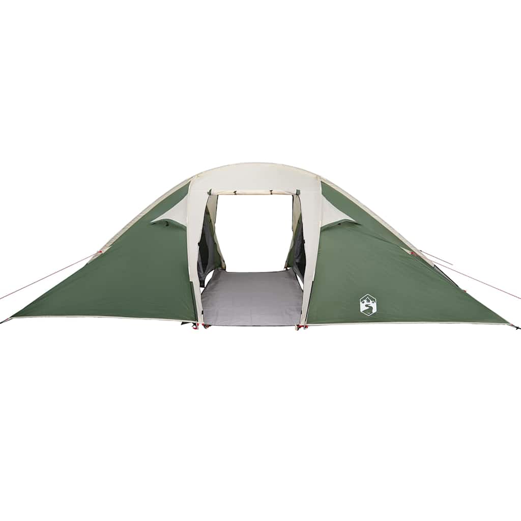 vidaXL Tunnelzelt mit Dach mit Speicher Grün 510 x 240 x 156 cm Taft