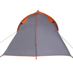 vidaXL Tunnelzelt mit Dach Grau und Orange 510 x 240 x 156 cm Taft