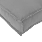 vidaXL Palettenkissenset 2 pcs Grau 50 x 50 x 12 cm Oxford-Stoff