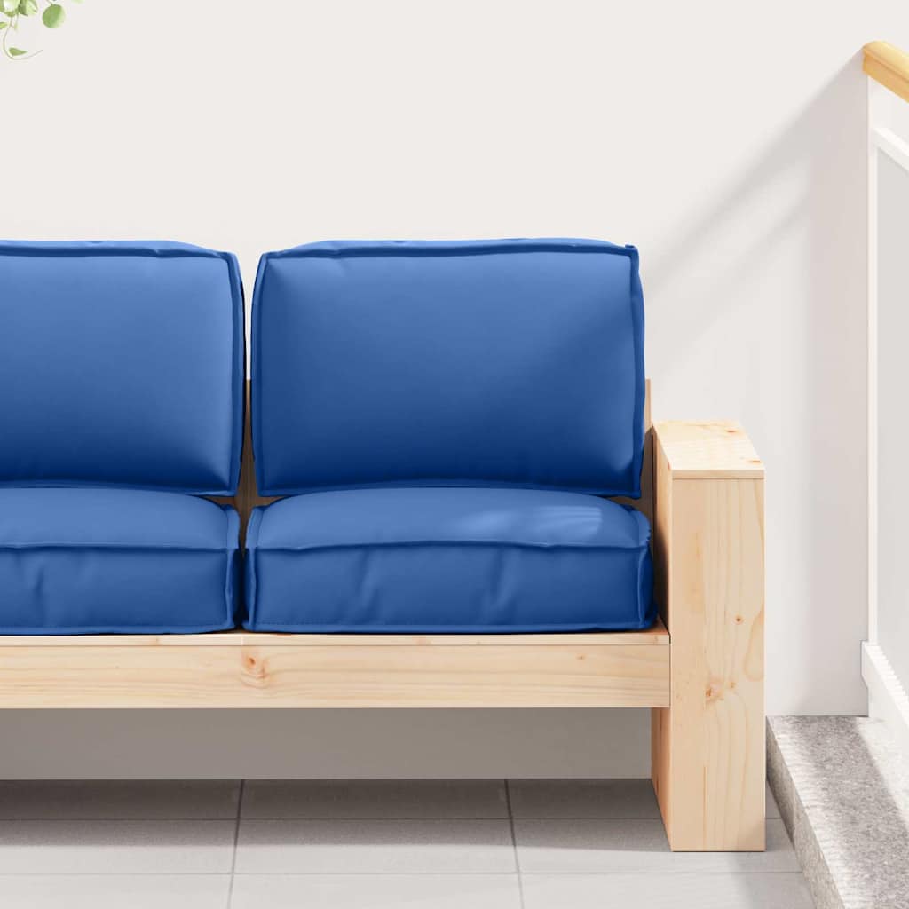 vidaXL Palettenkissenset 2 pcs Königsblau Oxford-Stoff