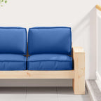 vidaXL Palettenkissenset 2 pcs Königsblau Oxford-Stoff
