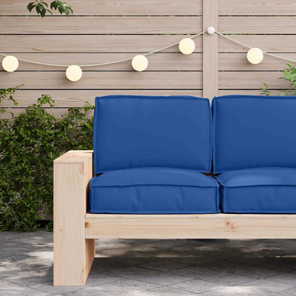 vidaXL Palettenkissenset 2 pcs Königsblau Oxford-Stoff