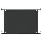 vidaXL Hundebett Erhöht Schwarz 110x65x20 cm Oxford-Gewebe und Stahl