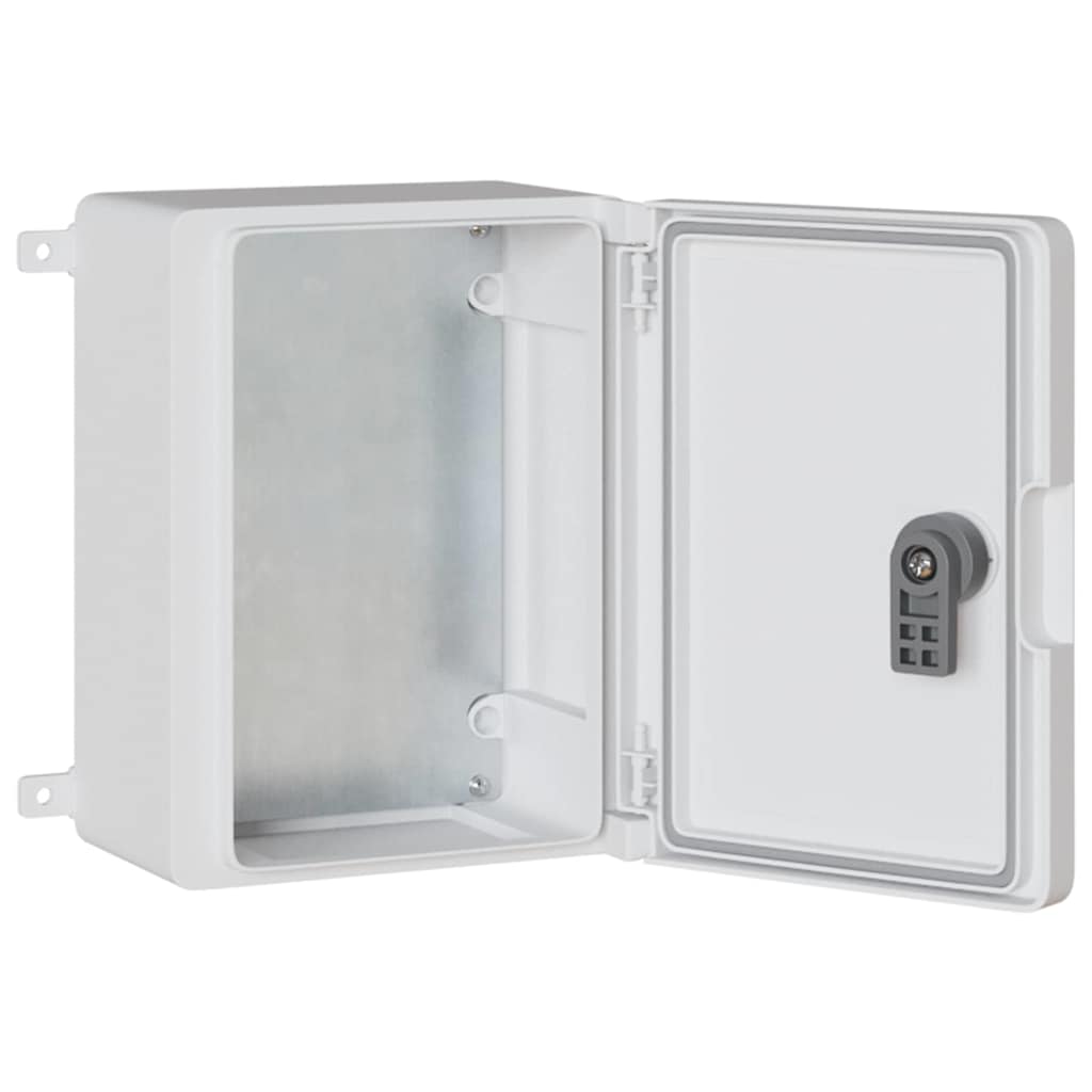 vidaXL Steuerungsschrank Grau 25 x 13 x 24 cm ABS Kunststoff